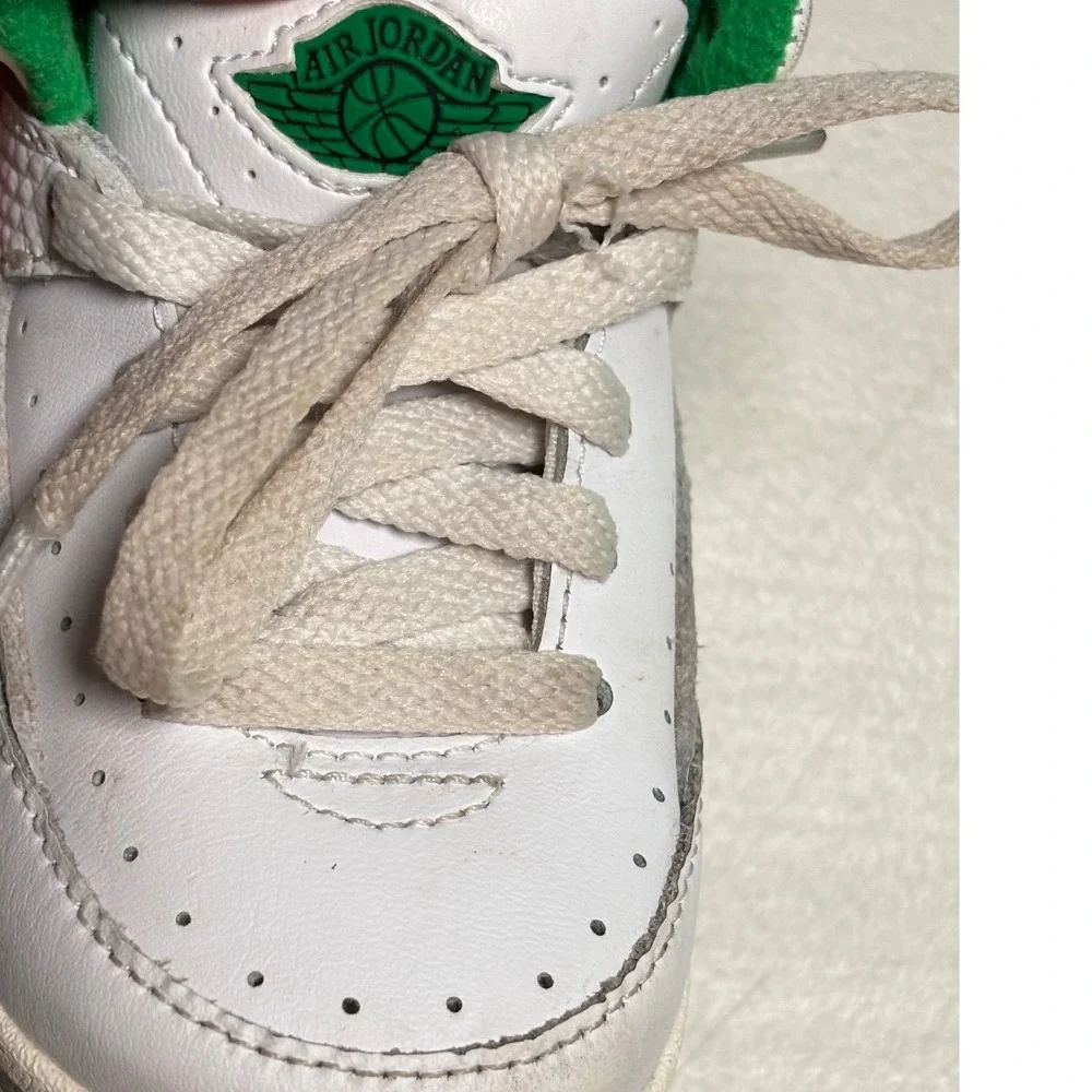 Nike Air Jordan 2 Retro DQ8563-103 Lucky Green Flight Club Shoes Toddler Size 4C